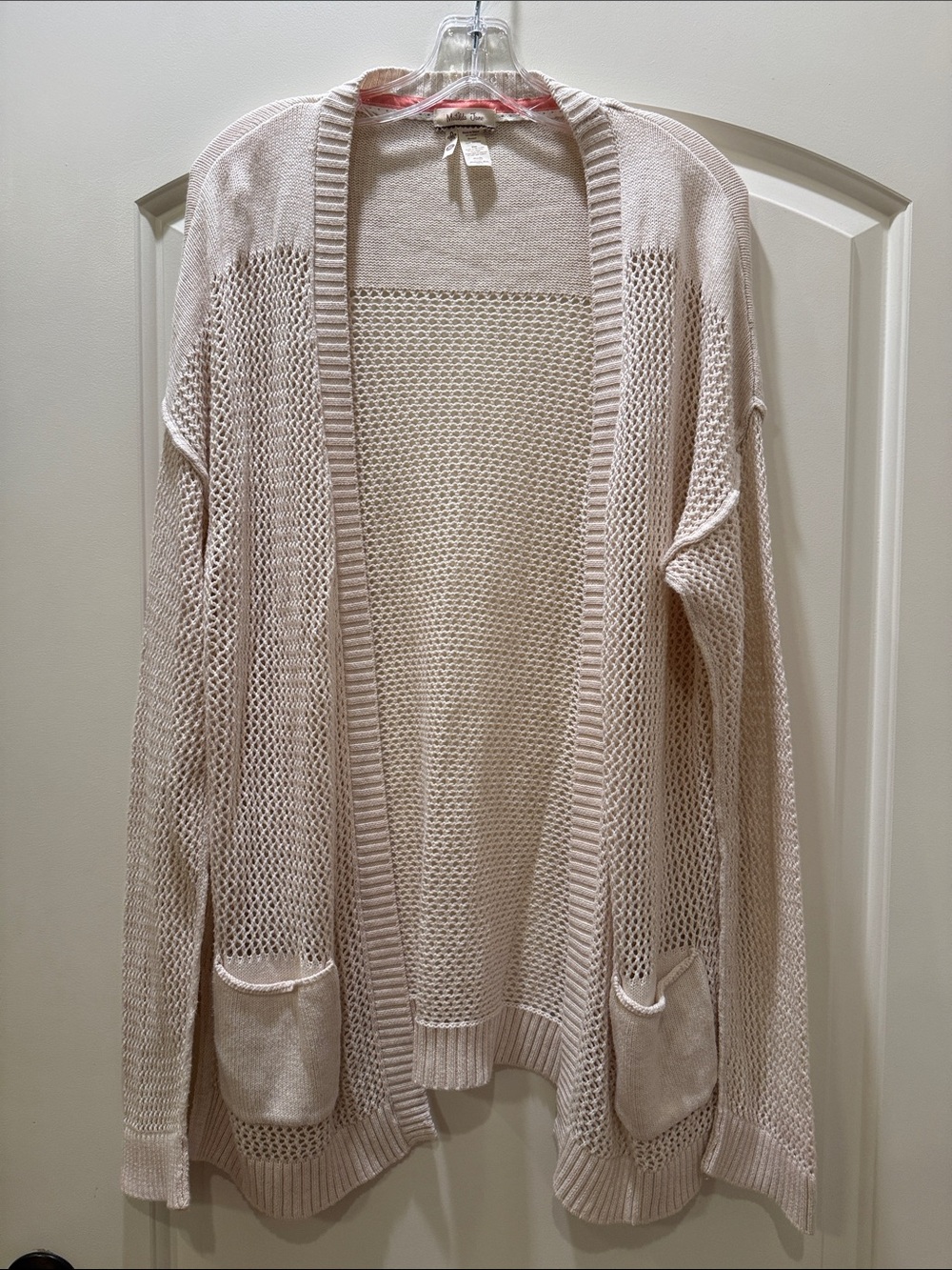 Matilda Jane Blush Open-Knit Cardigan